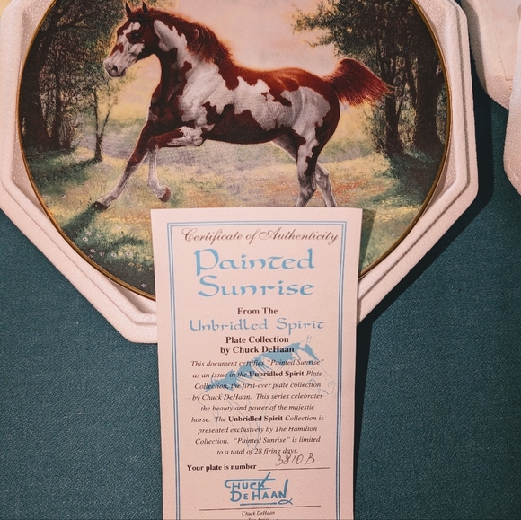 Hamilton Collection Unbridled Spirit plate set of 4 - Picture 1 of 9